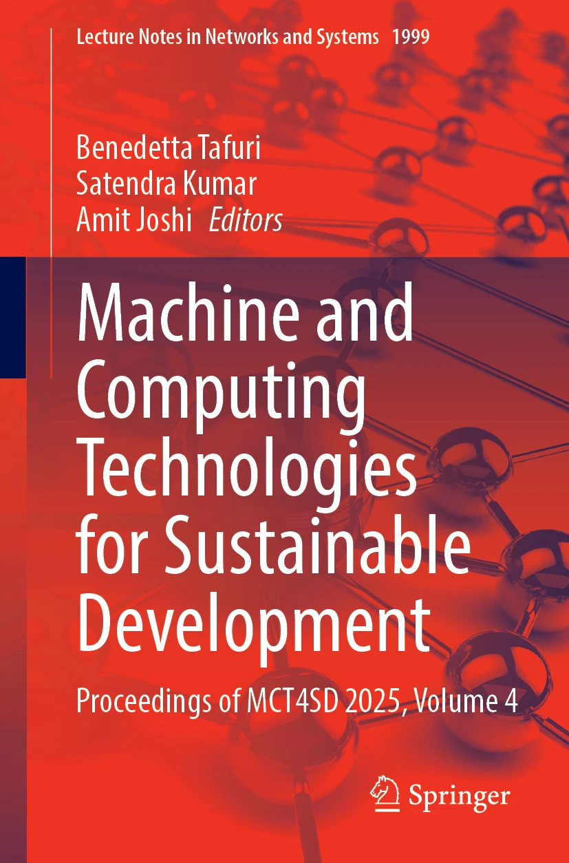 Machine and Computing Technologies for Sustainable Development, Proceedings of MCT4SD 2025, Volume 4